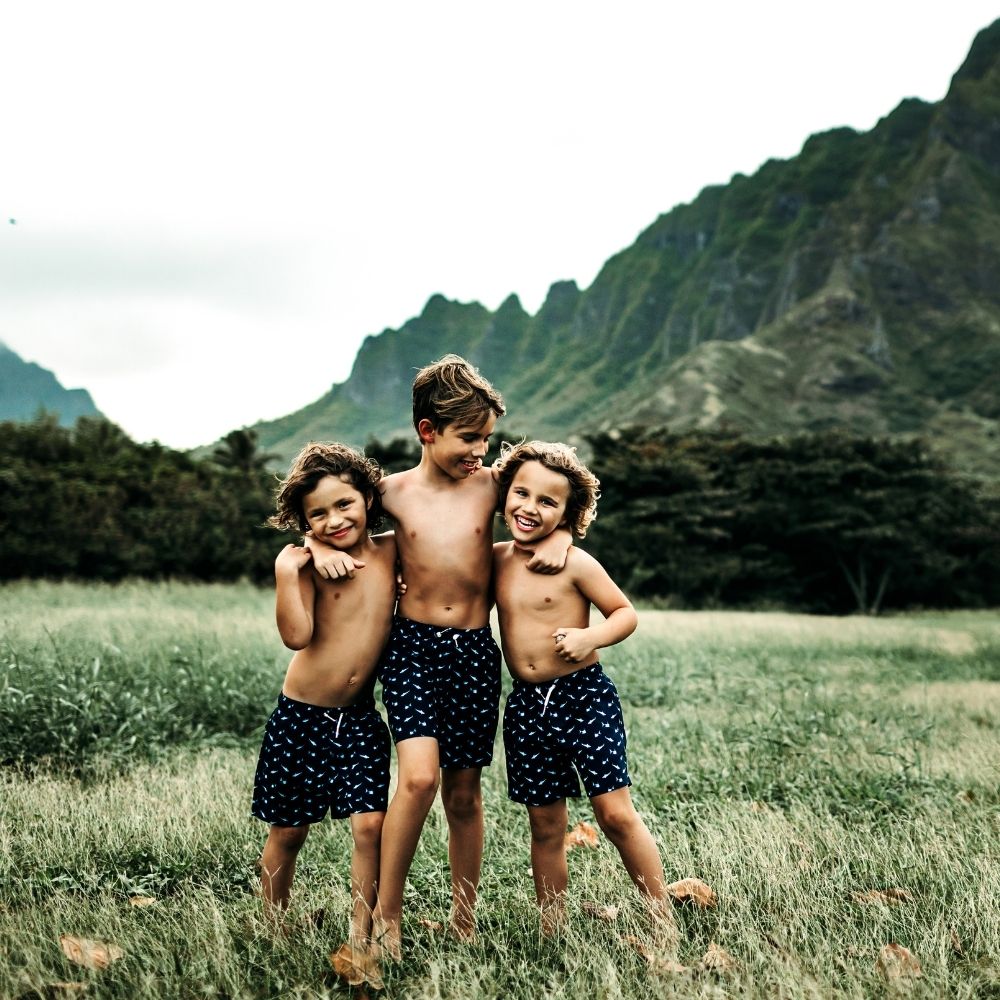  Bermies Kids Swim Trunk In Sharks