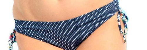  Anne Cole Ditsy Floral Tie Side Bottom In Navy 14MB343-NVY