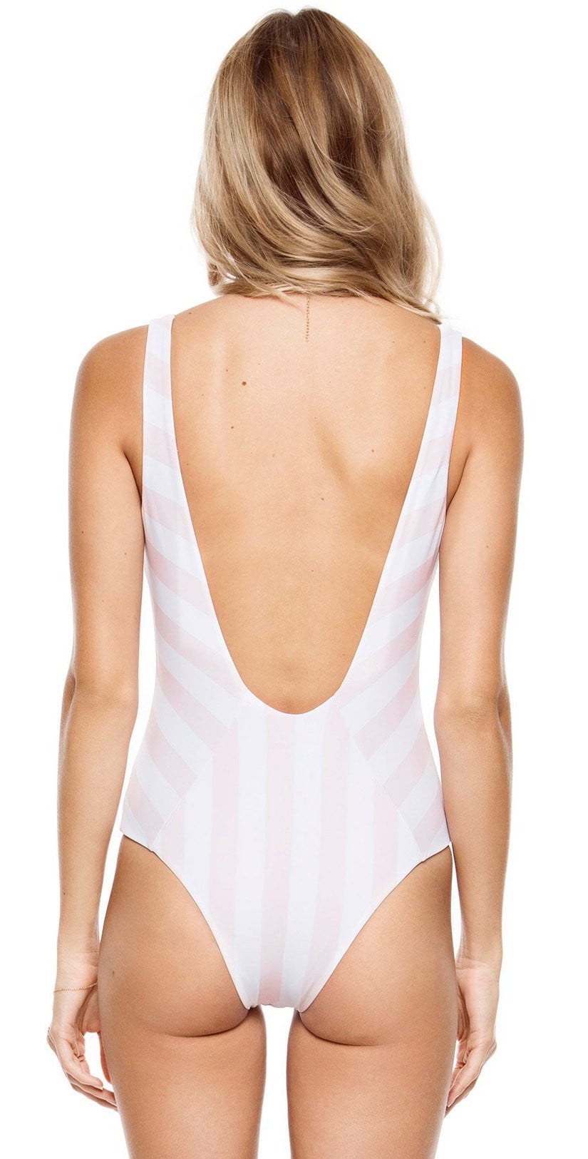  Tori Praver Genevie One Piece Swimsuit 1S18SOGESS-WHT