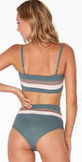  L Space Color Block Portia Bottom In Slated Glass CBPSC18-SLG