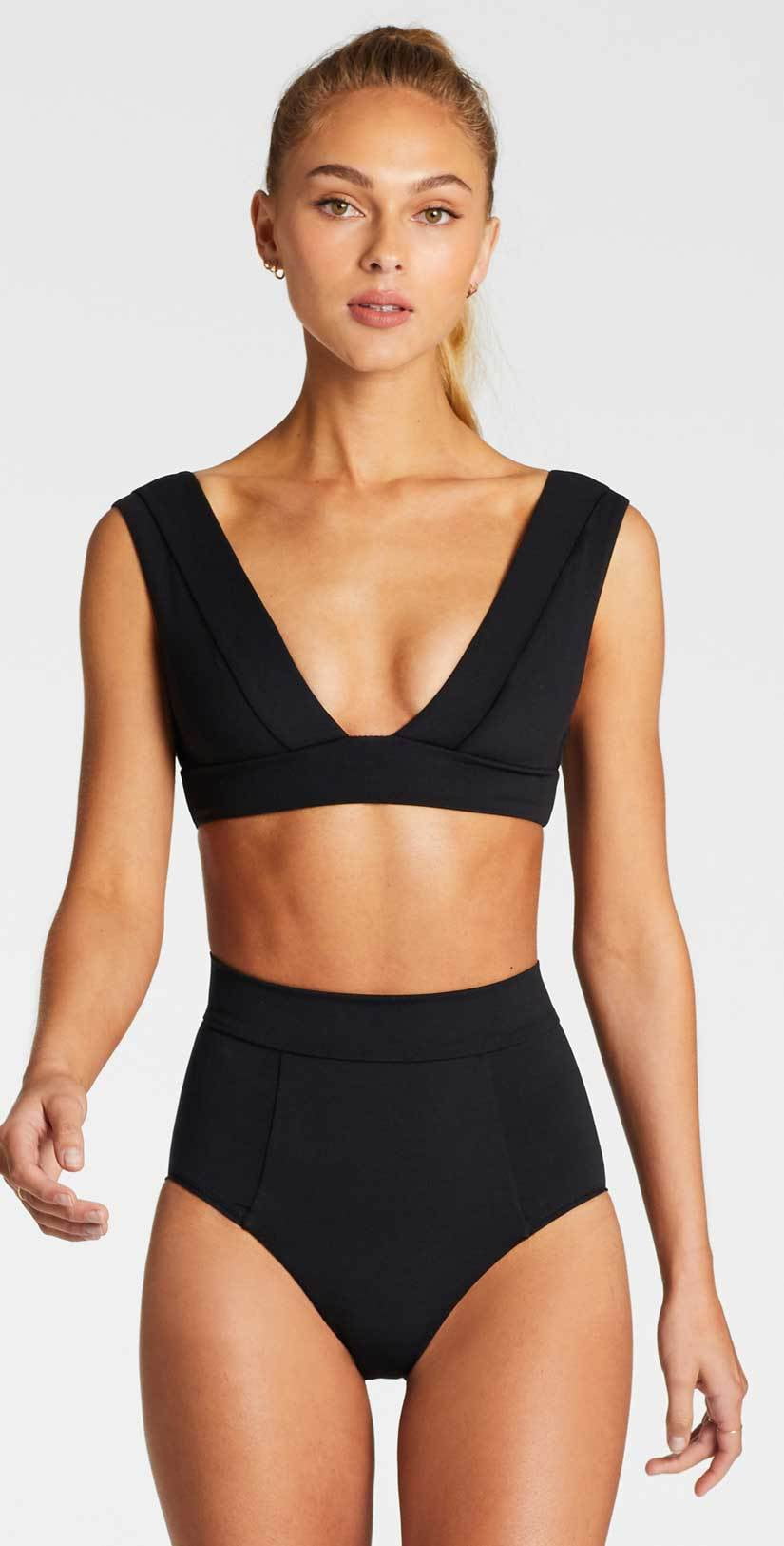  Vitamin A Elena Bikini Bottom In Black