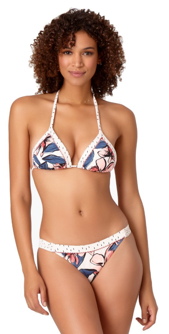  Anne Cole Studio Bondi Floral Tab Side Bikini Bottom