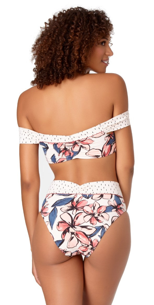  Anne Cole Studio Bondi Floral Off The Shoulder Bikini Top