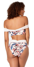  Anne Cole Studio Bondi Floral High Waist Bikini Bottom