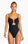  Vitamin A EcoRib Bedette One Piece Swimsuit
