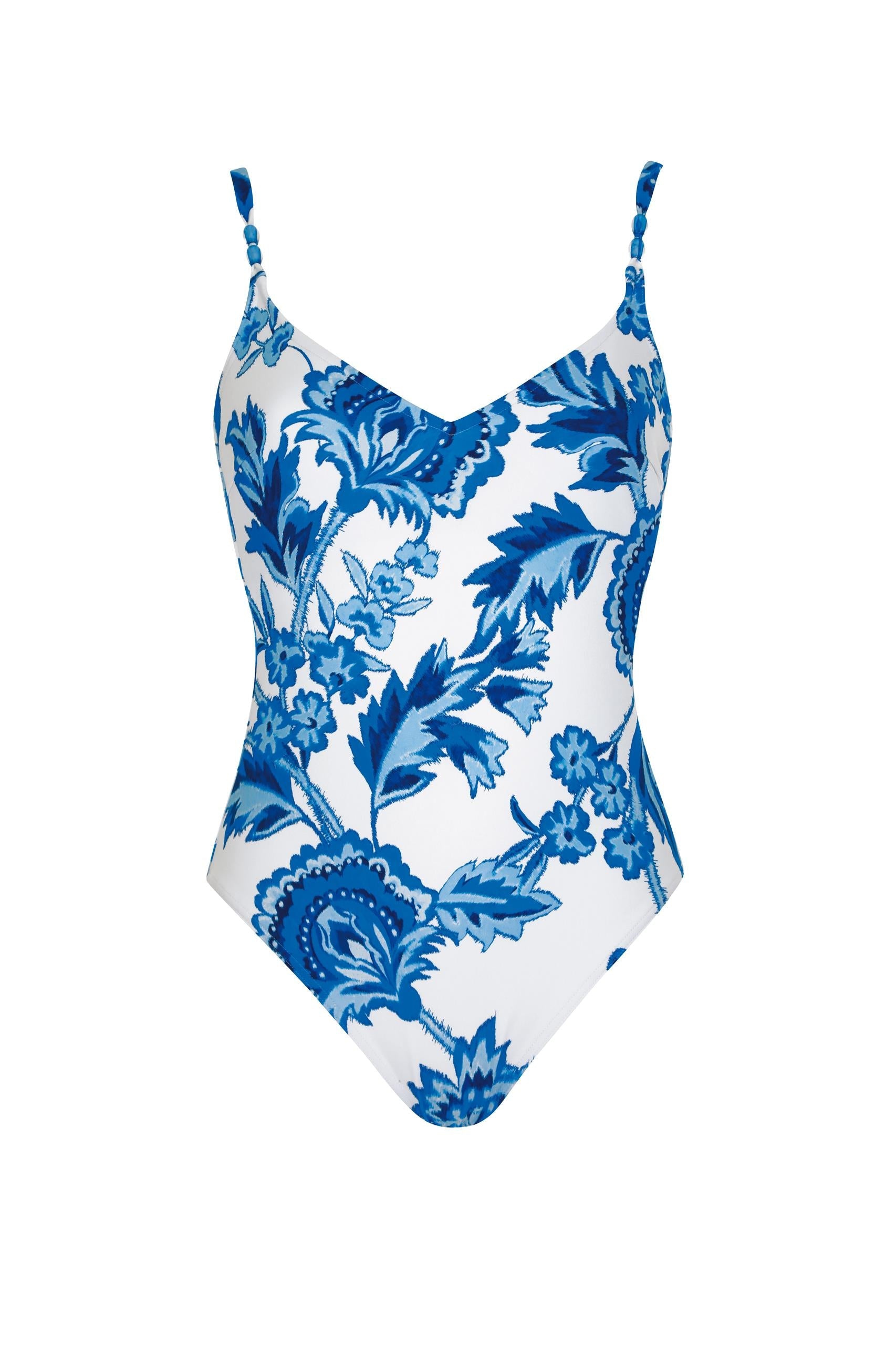  Sunflair Blue Floral One Piece
