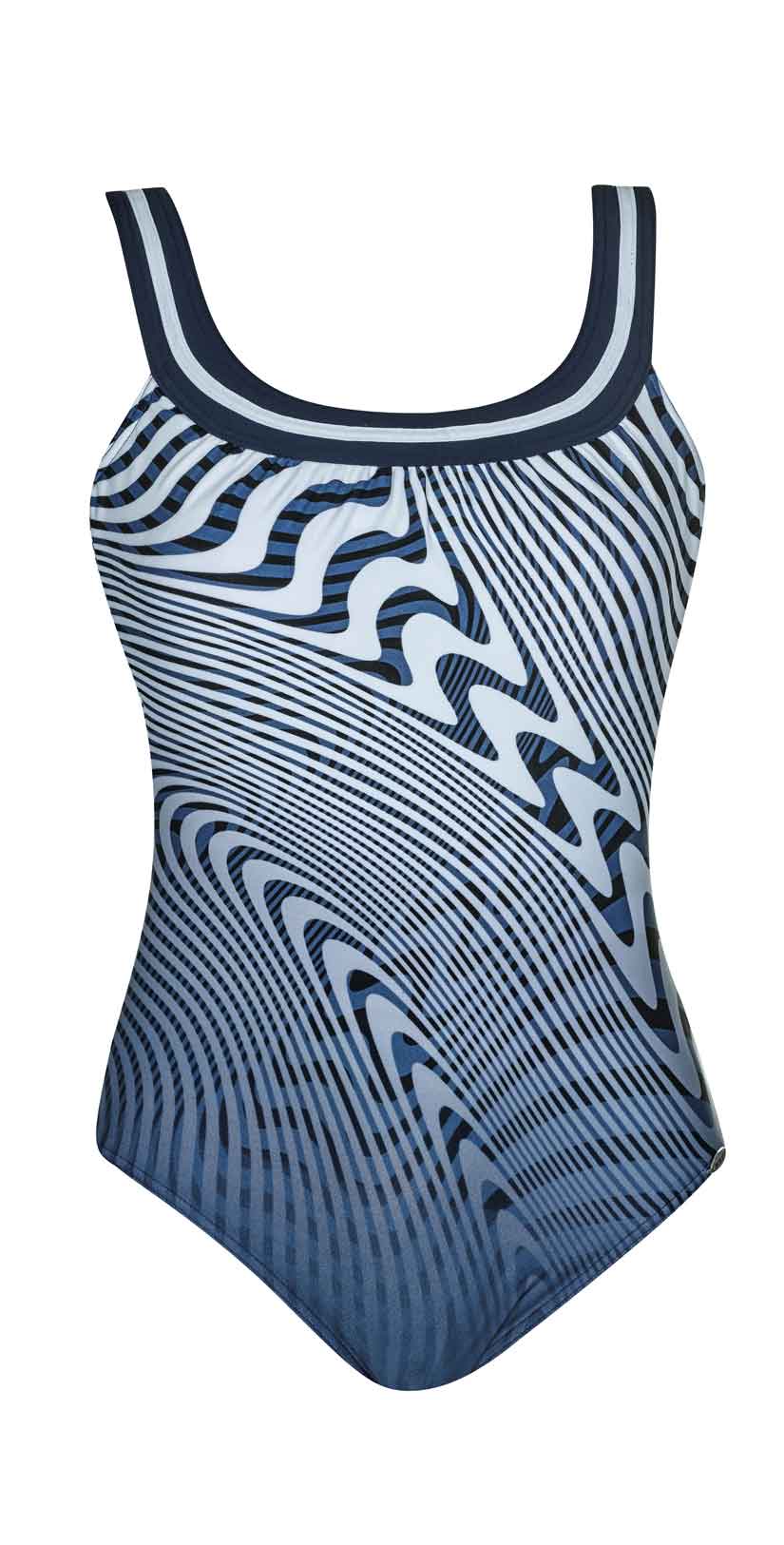  Sunflair Californian Round Neck One Piece Swimsuit