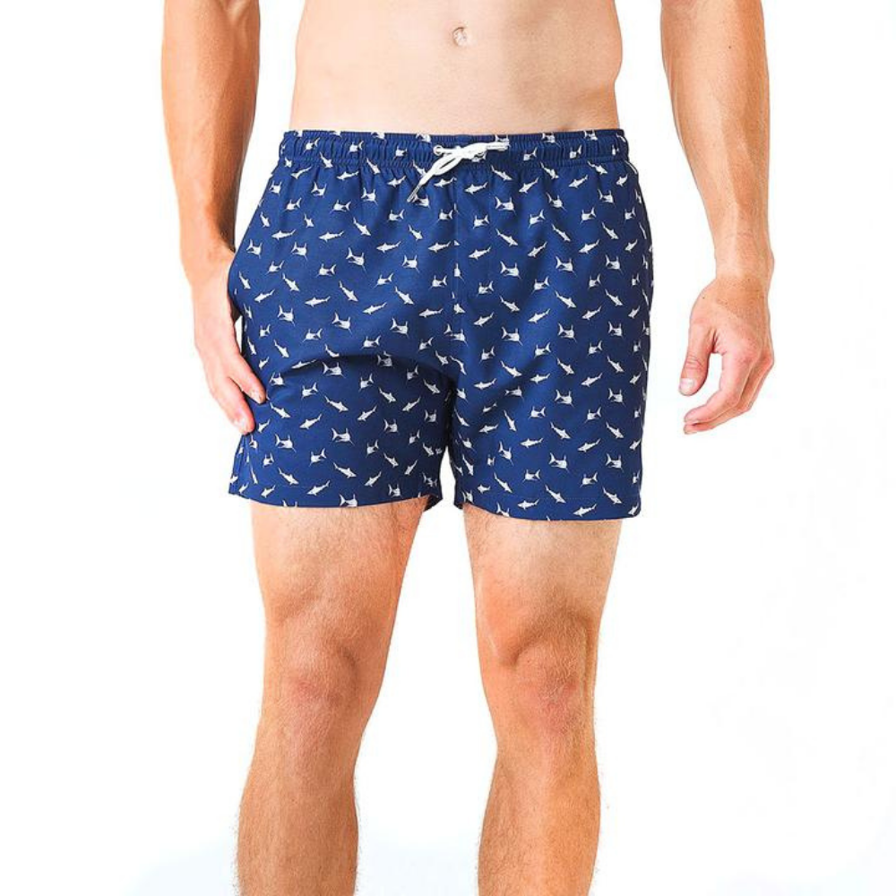  Bermies Mens Swim Trunk In Sharks