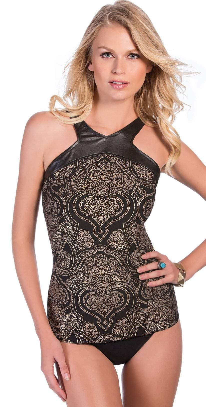  Magicsuit Shirred Jersey Bottom In Black 367659-BLK