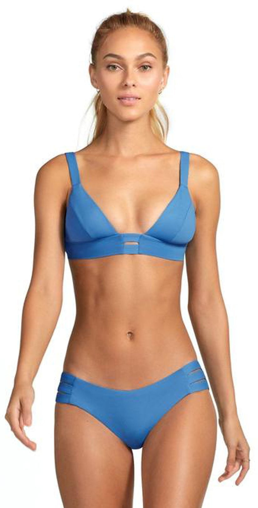  Vitamin A EcoLux Emelia Triple Strap Bottom In Mediterranean Blue