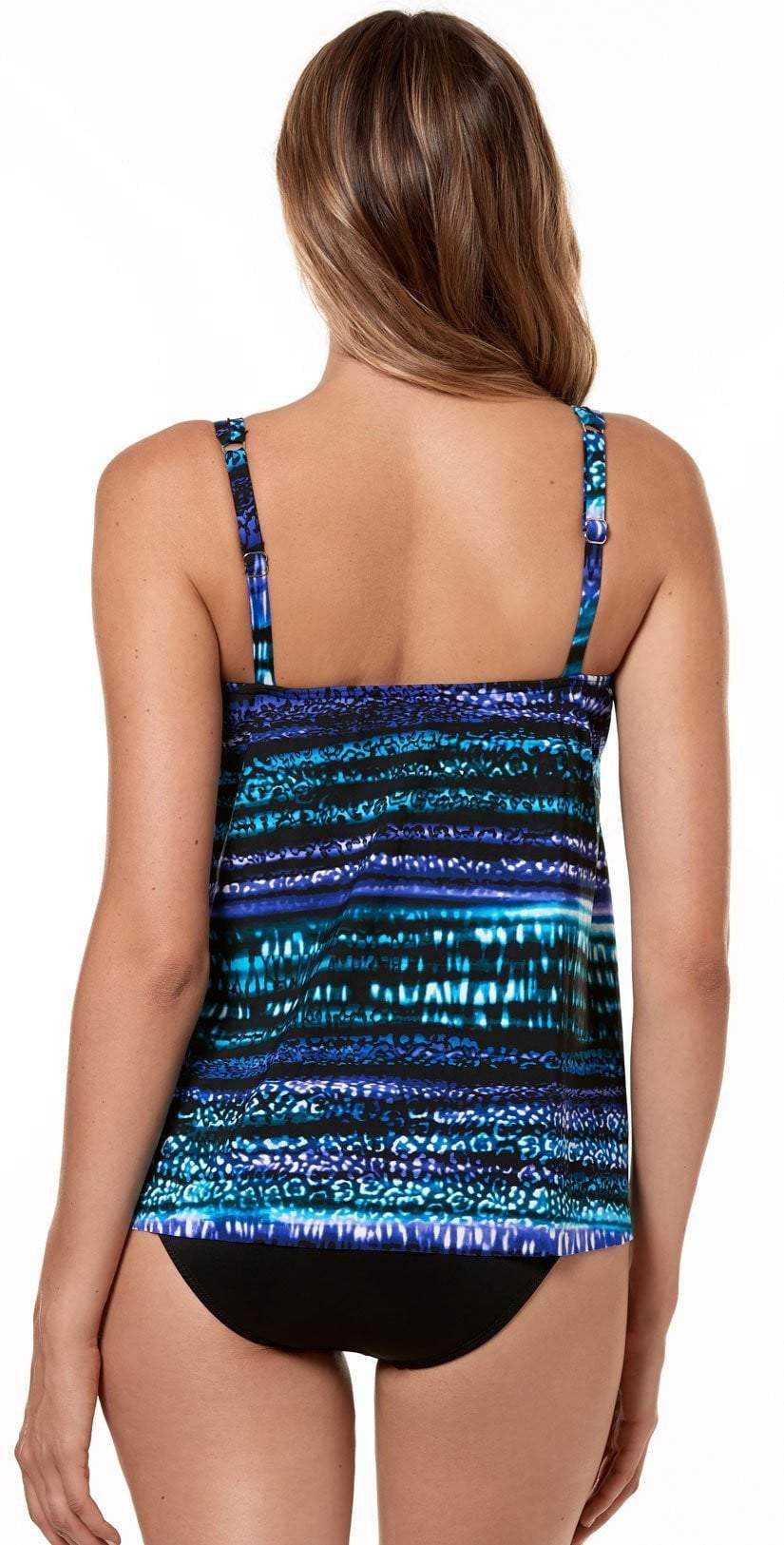  Miraclesuit Cat Bayou Mirage High Neck Tankini Top