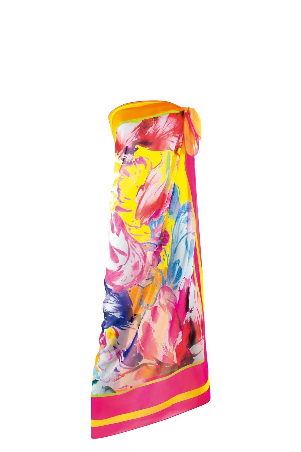  Sunflair Pink Floral Pareo