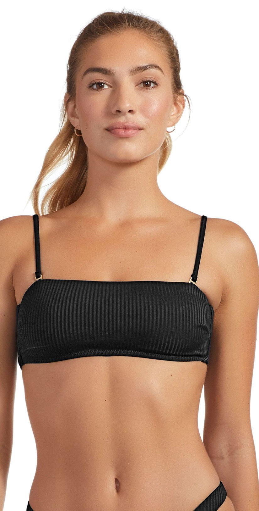  Vitamin A EcoRib Mila Bikini Top In Black