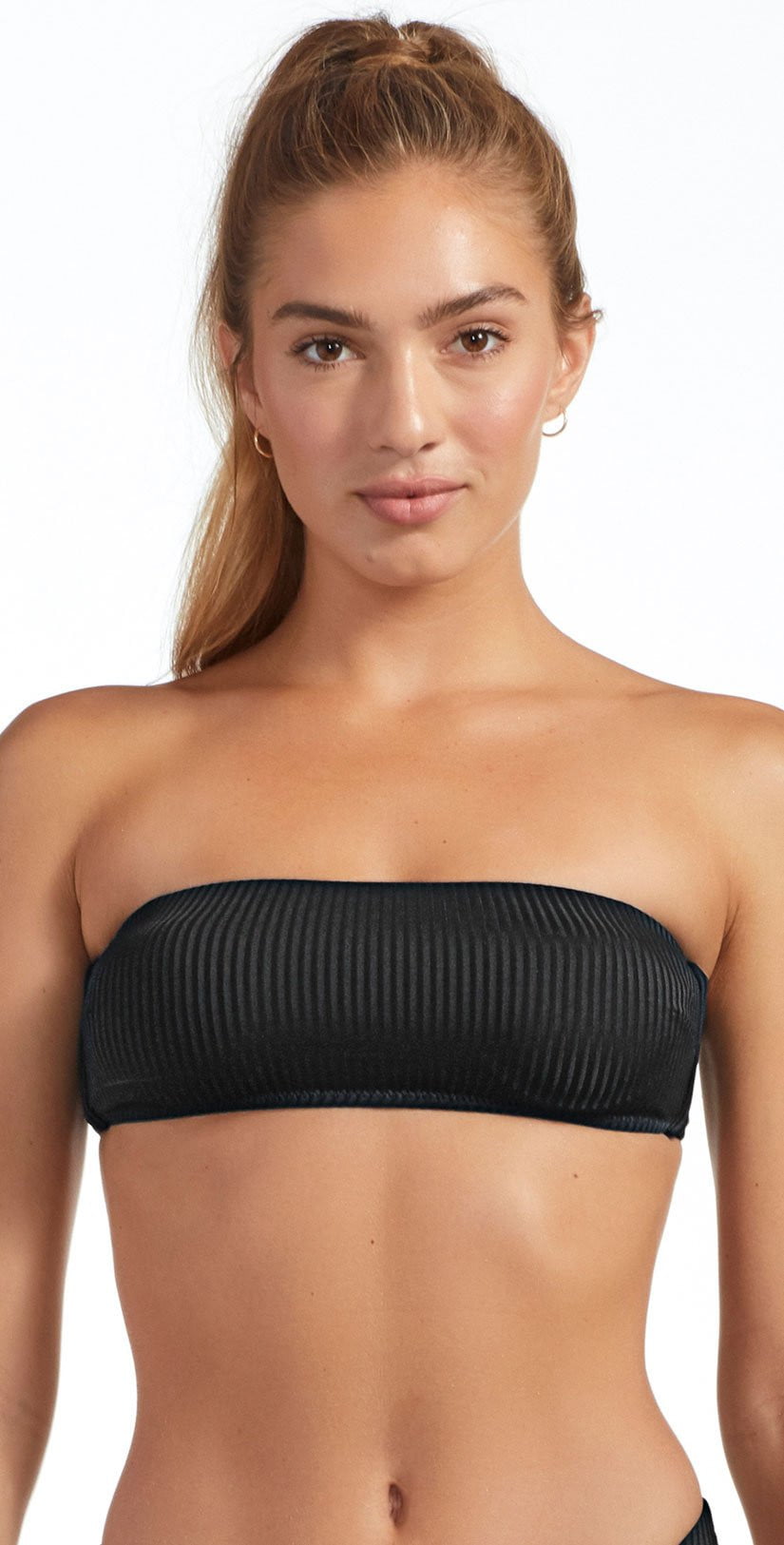  Vitamin A EcoRib Mila Bikini Top In Black