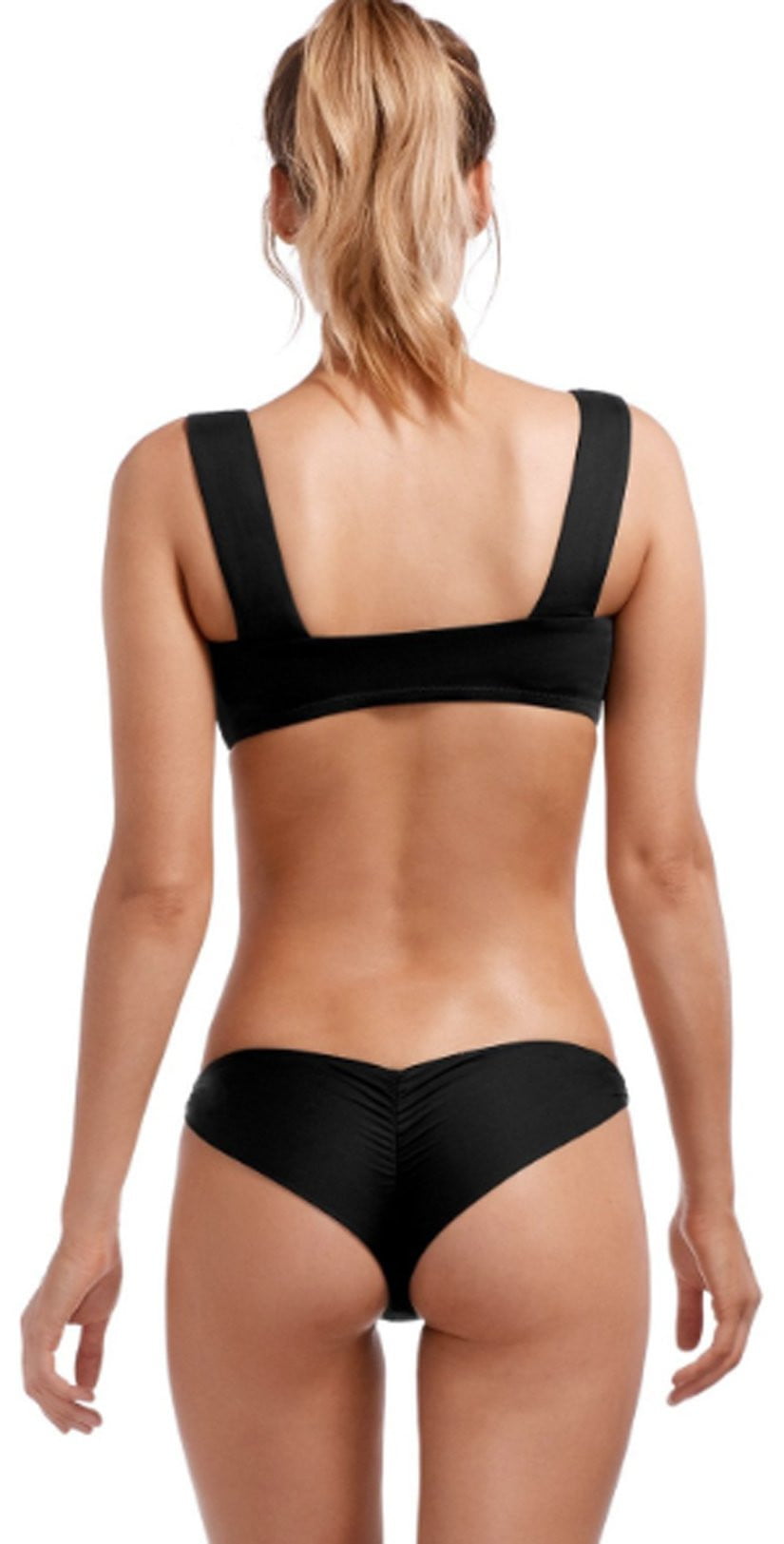  Vitamin A EcoLux Venus Bikini Top In Black