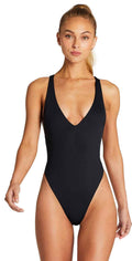  Vitamin A EcoLux Alana One Piece Swimsuit In Black