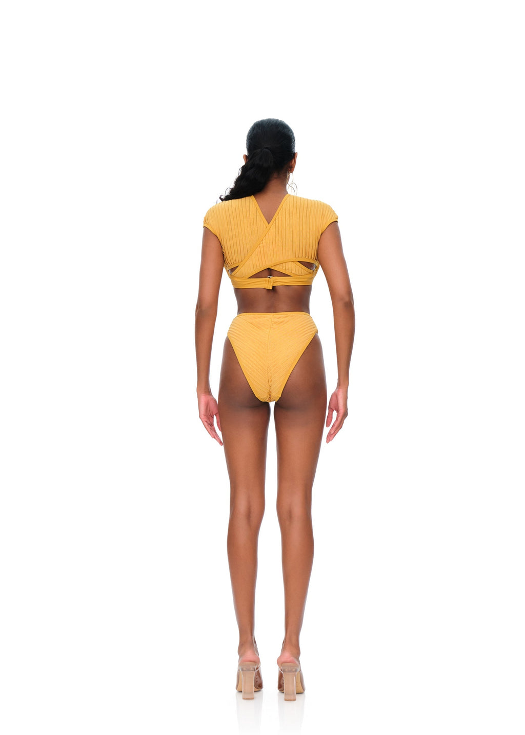  PURA HIGH RISE BIKINI - MUSTARD