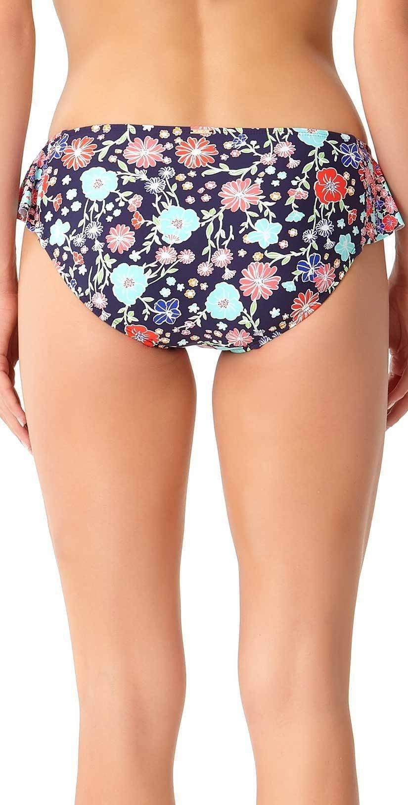 Anne Cole Lazy Daisy Side Flounce Bikini Bottom