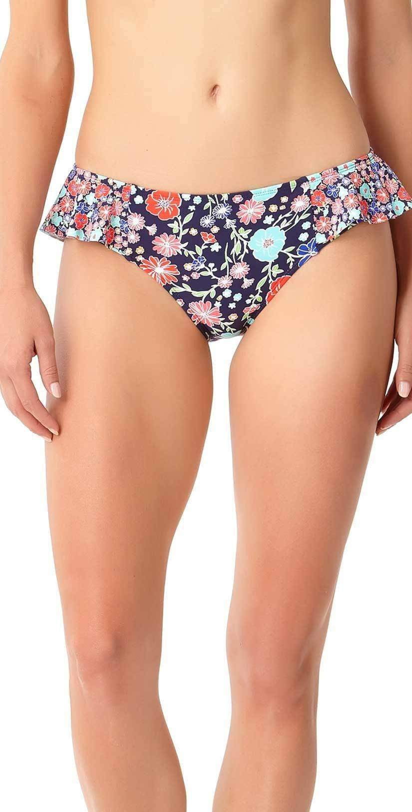  Anne Cole Lazy Daisy Side Flounce Bikini Bottom
