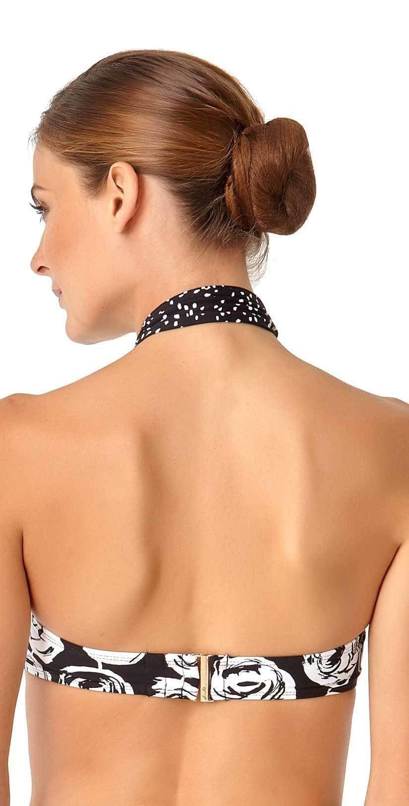  Anne Cole Coming Up Roses High Neck Bikini Top