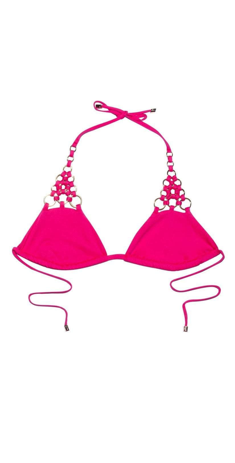  Beach Bunny Ireland Ring Triangle Top In Pink