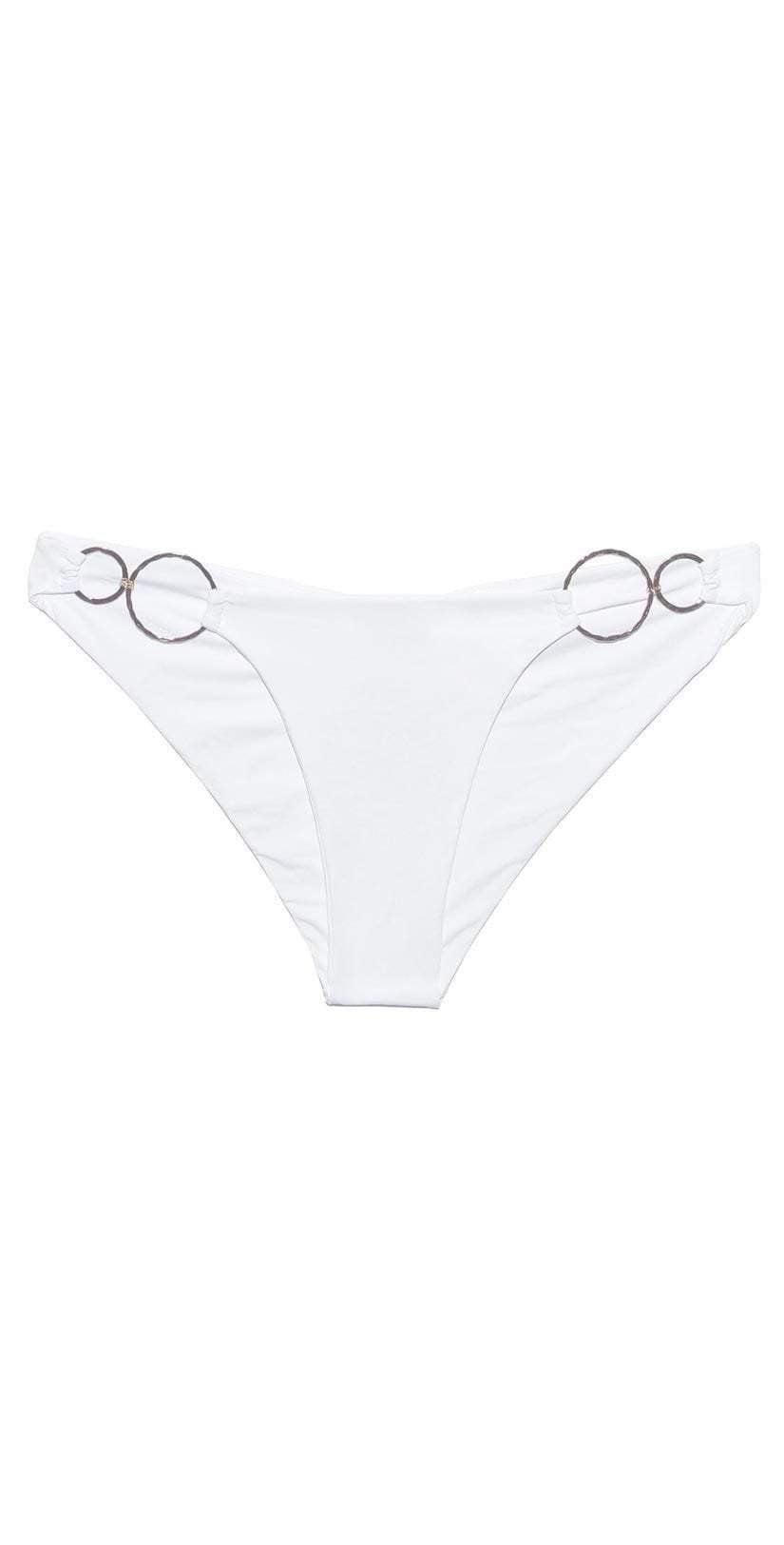  Beach Bunny Nadia Skimpy Bikini Bottom In White