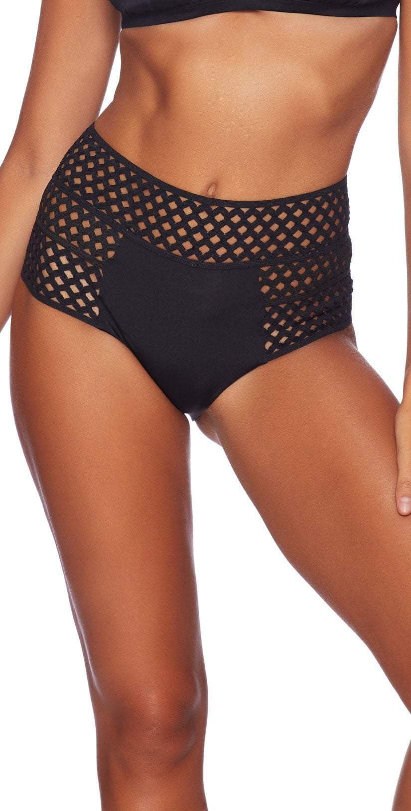  Beach Bunny Hayden High Waist Bottom In Black
