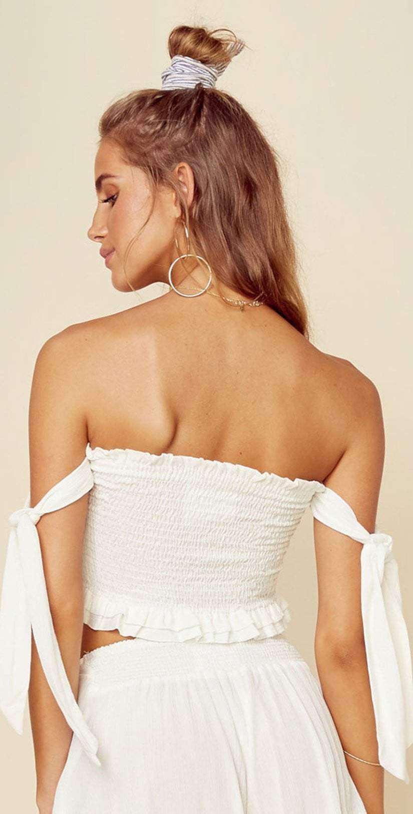  Blue Life Ivory Tasha Tube Top T137-0006-IVY