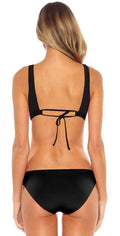  Becca Color Play American Fit Shirred Bikini Bottom