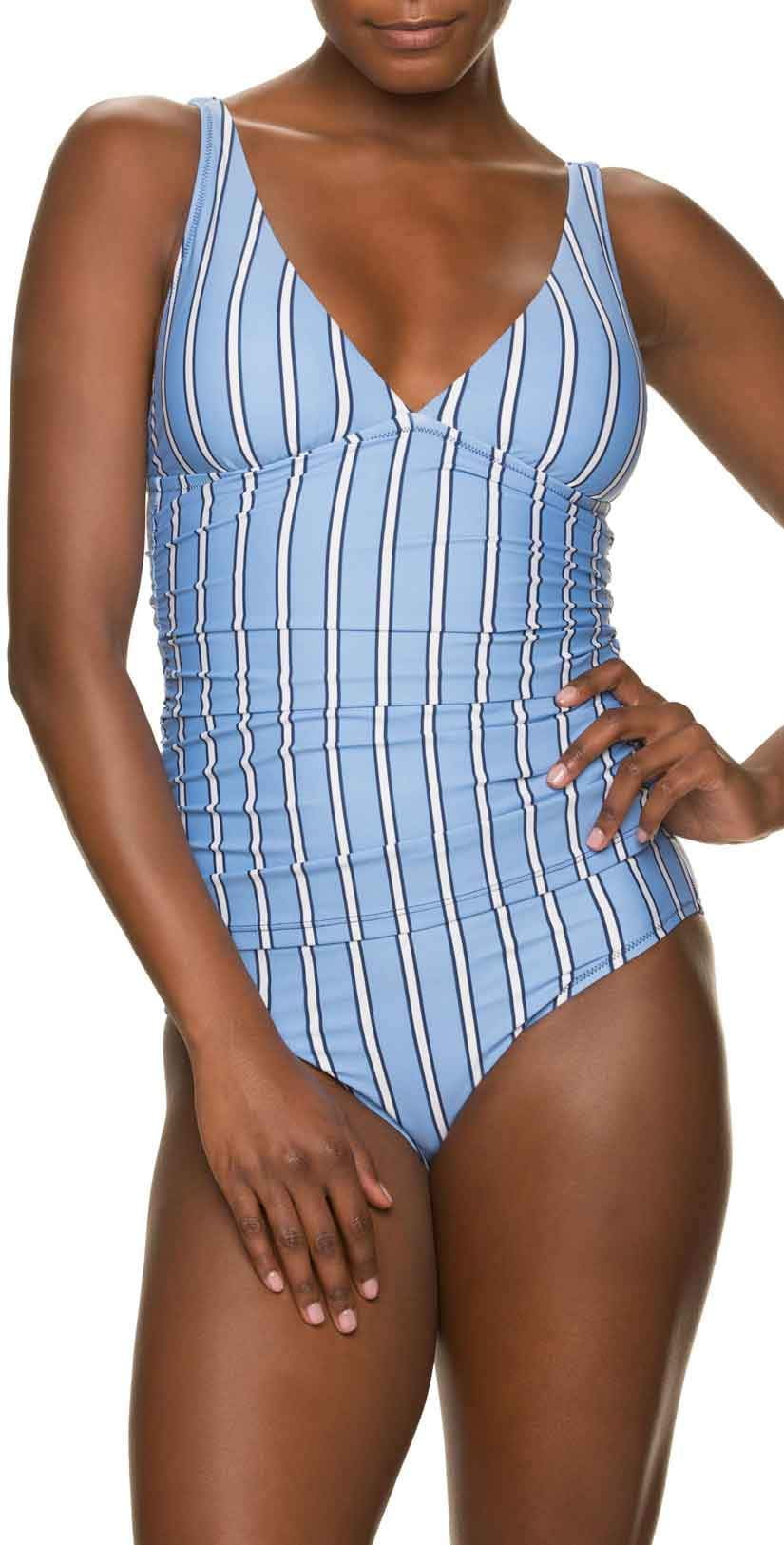  Draper James For Helen Jon Classic Hipster Bikini Bottom In Bold Stripe