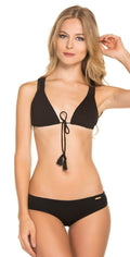  Dulzamara Pacific Bikini Set In Black