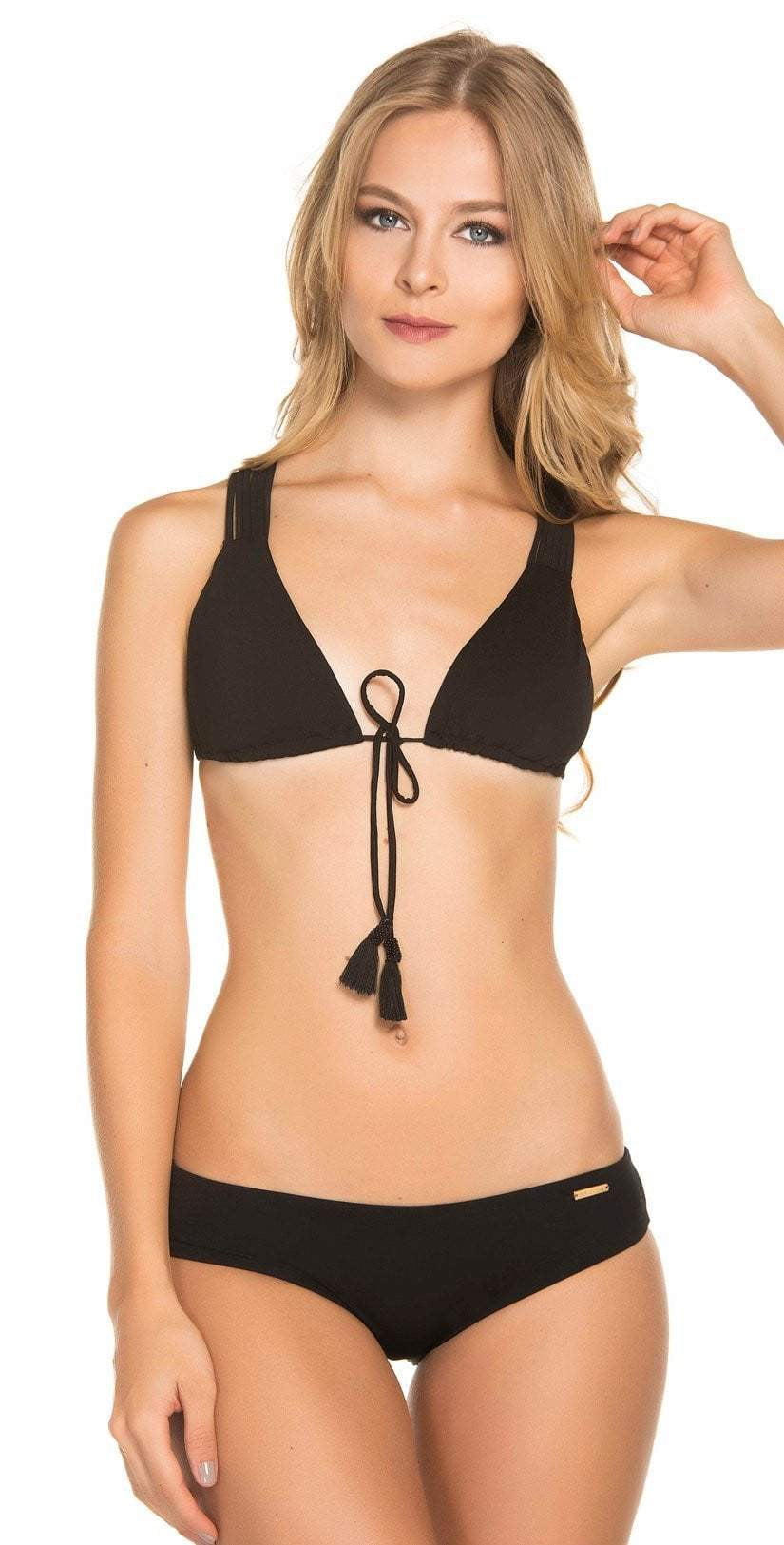  Dulzamara Pacific Bikini Set In Black