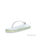  IPanema Men's Flag II Flip Flop In White 20797-WHT