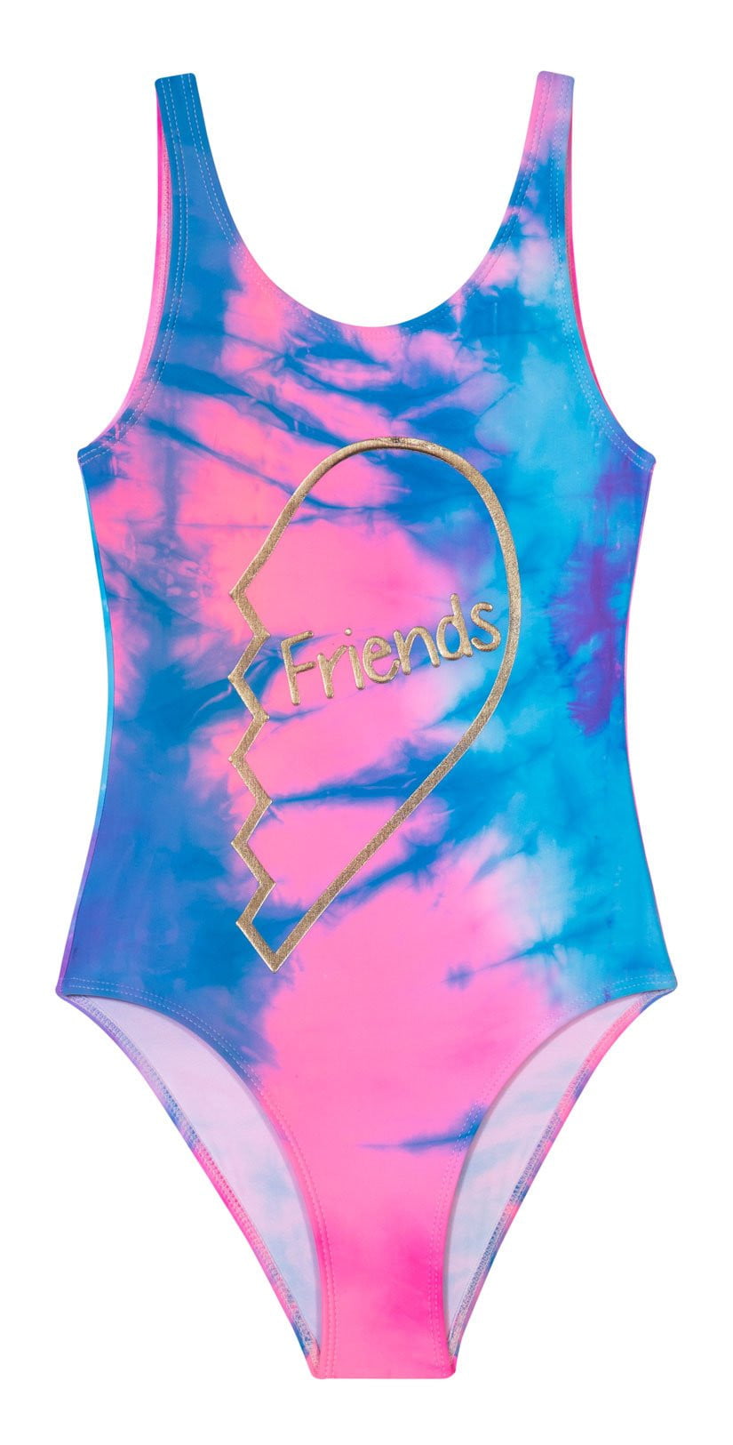  PilyQ Girls Golden Best Friends One Piece Friends Side GFR 603P
