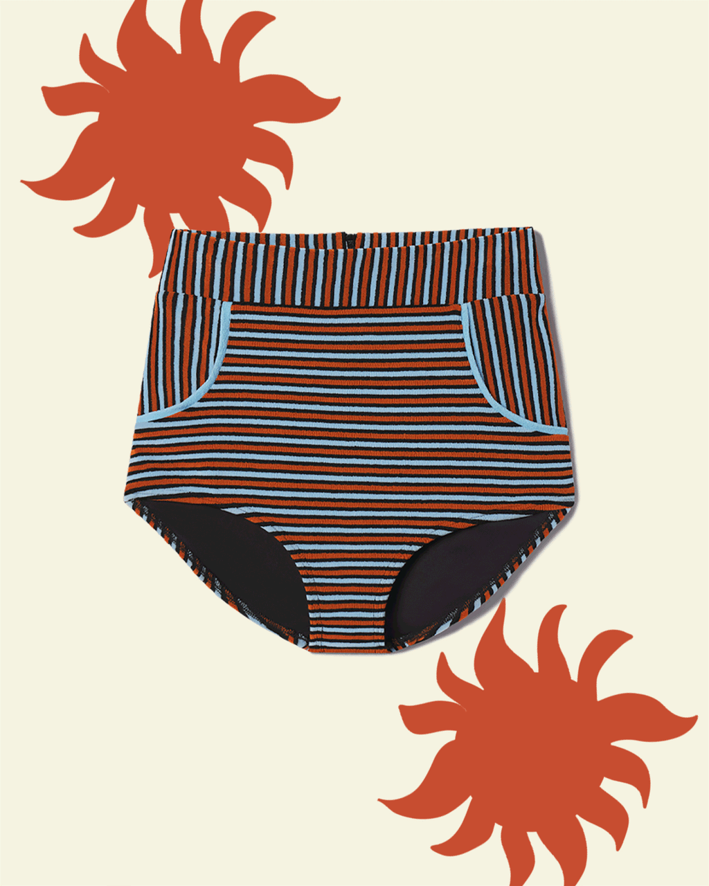  Georgia High Waist Bikini Bottom - Miles