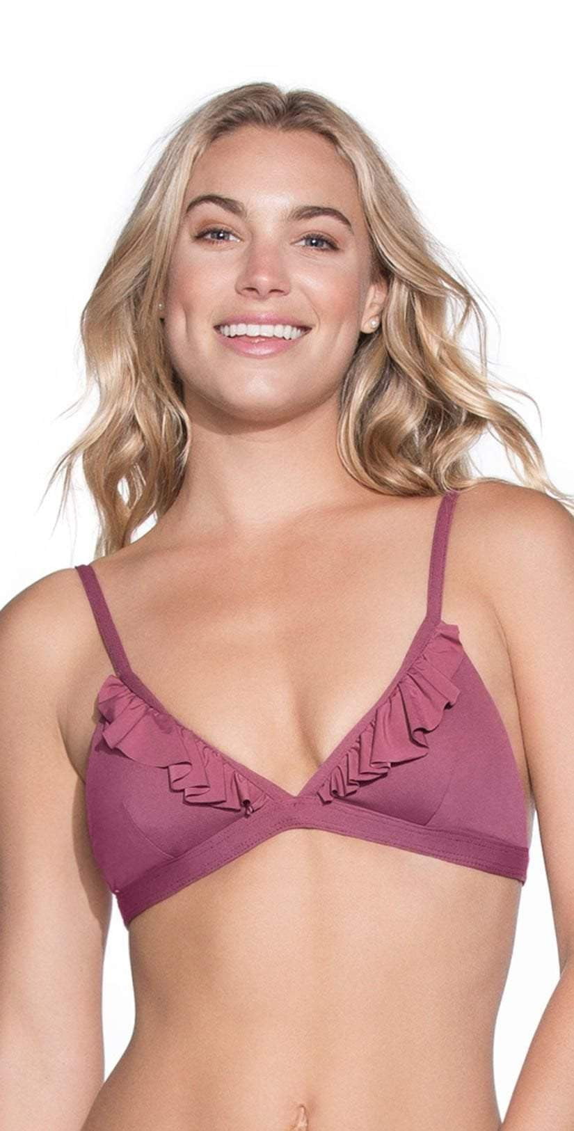  Maaji Amaranth Juneberry Delightful Triangle Bikini Top 3045SFT01