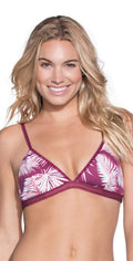  Maaji Amaranth Juneberry Delightful Triangle Bikini Top 3045SFT01