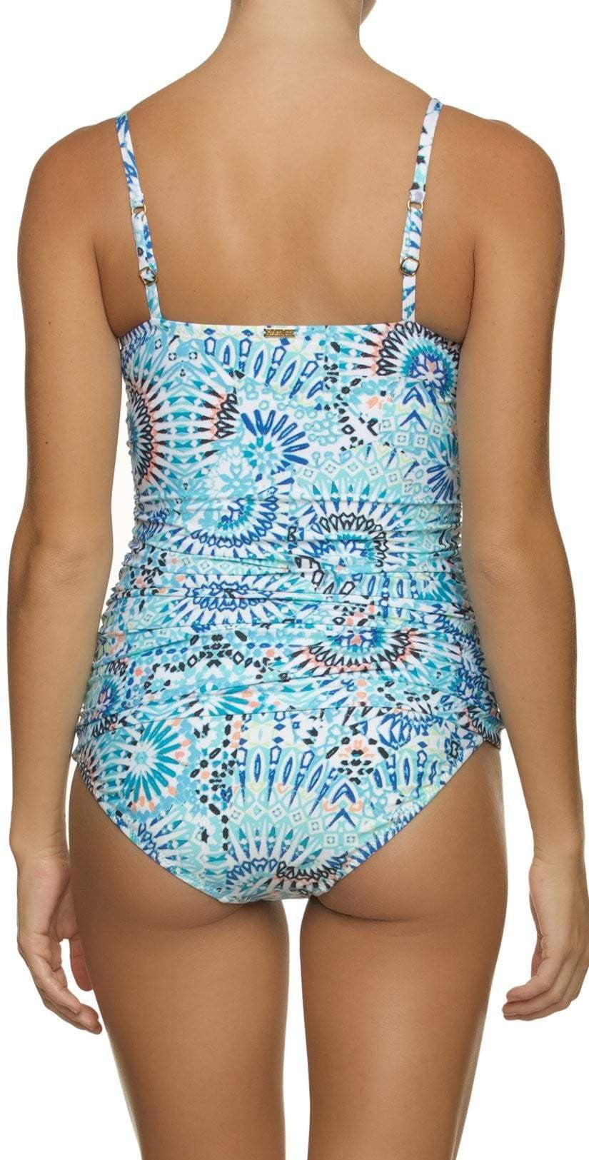  Helen Jon Hanalei Floating Underwire Tankini Top HJ14-0214-HNP