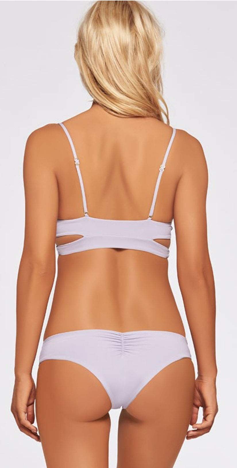  L Space Rocky Wrap Bikini Top In Ice