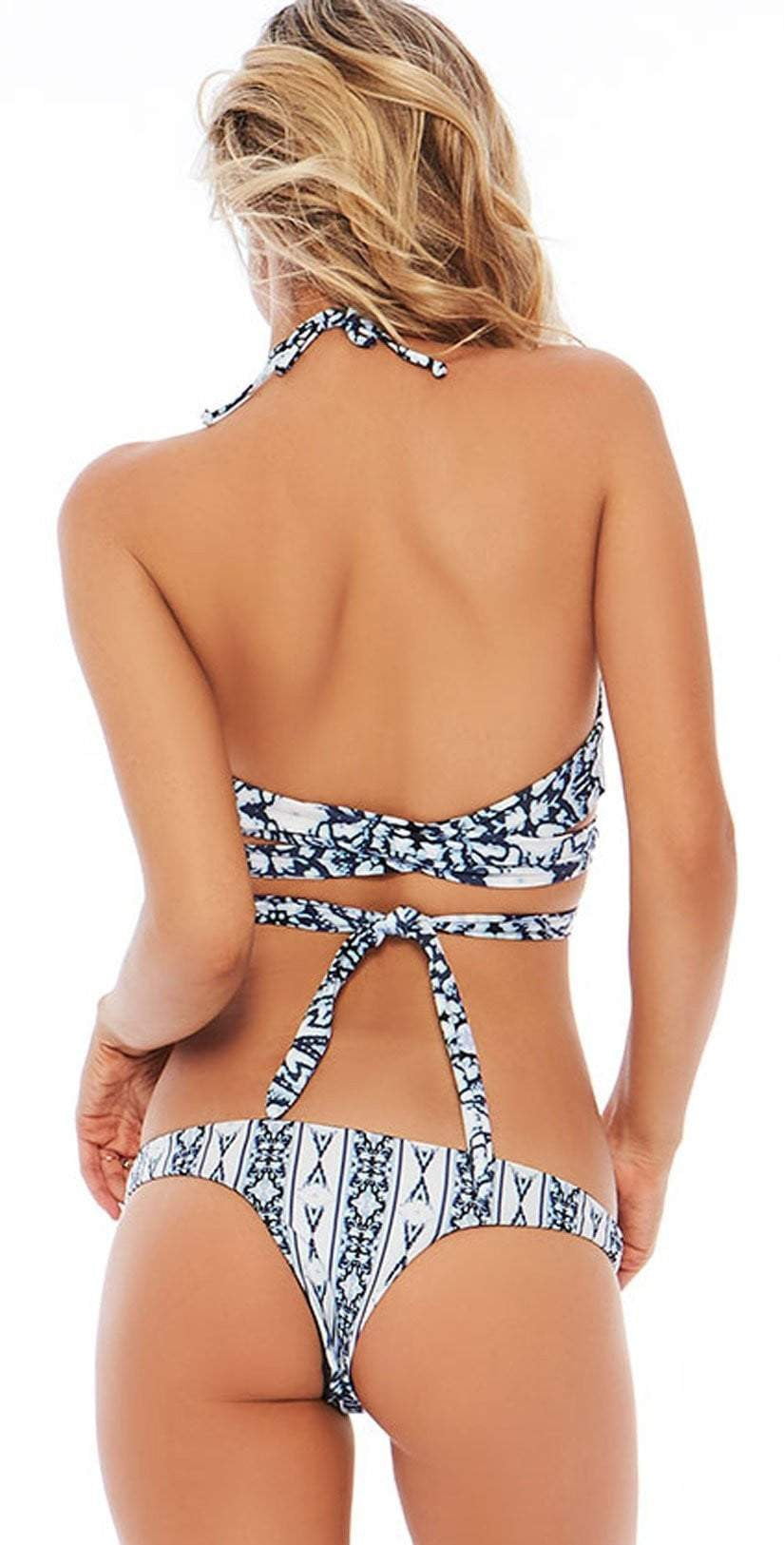  L Space Lizzie Wrap Top MZLZT17-NVY