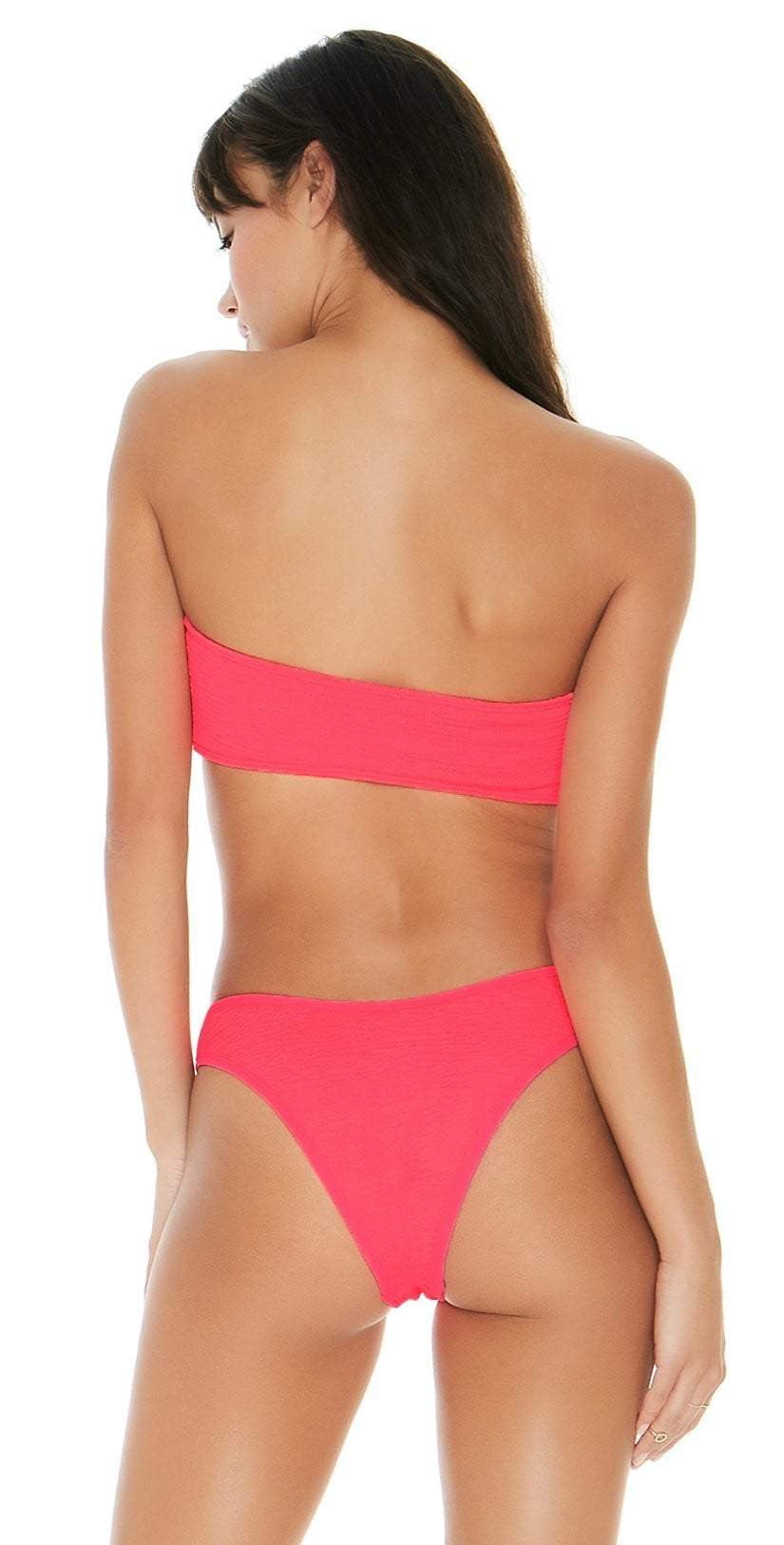  L Space Kristen Pucker Up Top In Neon Pink PKKST18-NEP