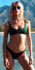  L Space Romi Bikini Top In Emerald