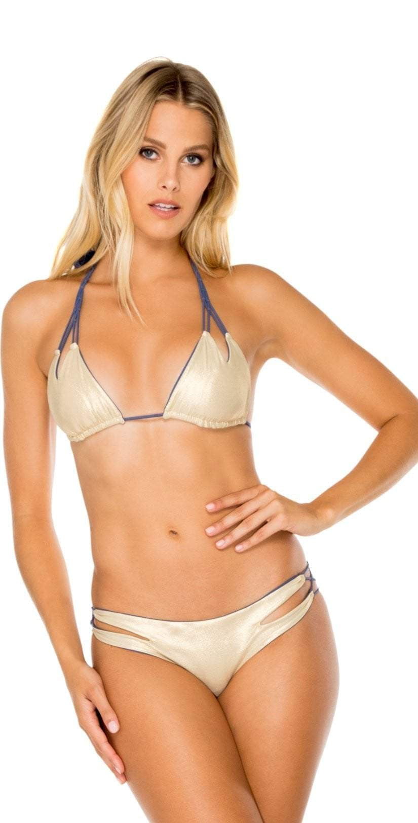  Luli Fama Cosita Buena Reversible Open Side Bottom In Azulejos