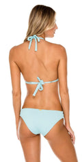  Luli Fama Orillas Del Mar Laced Up Full Bottom In Light Blue