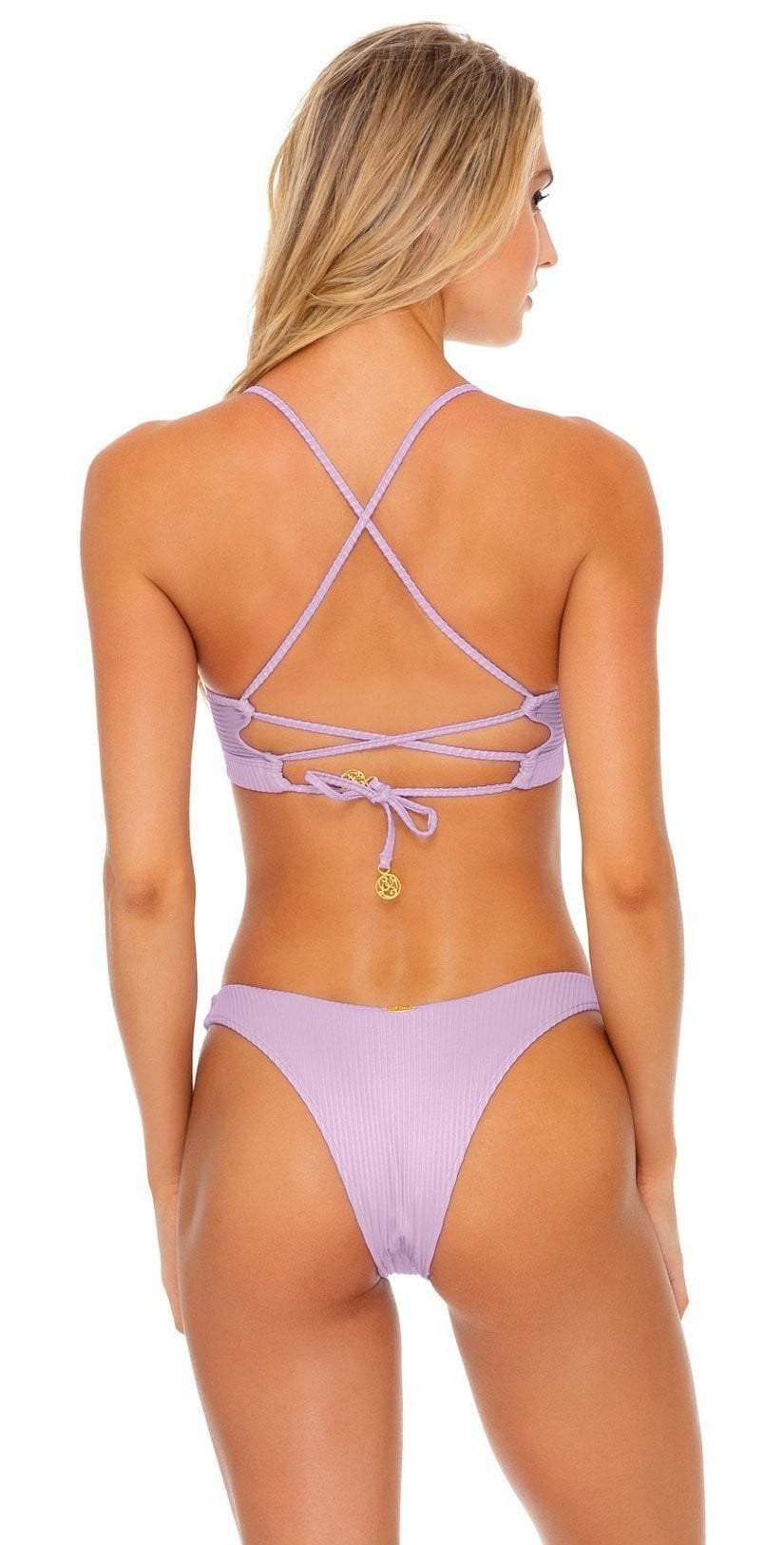  Luli Fama Orillas Del Mar High Leg Bottom In Unicorn