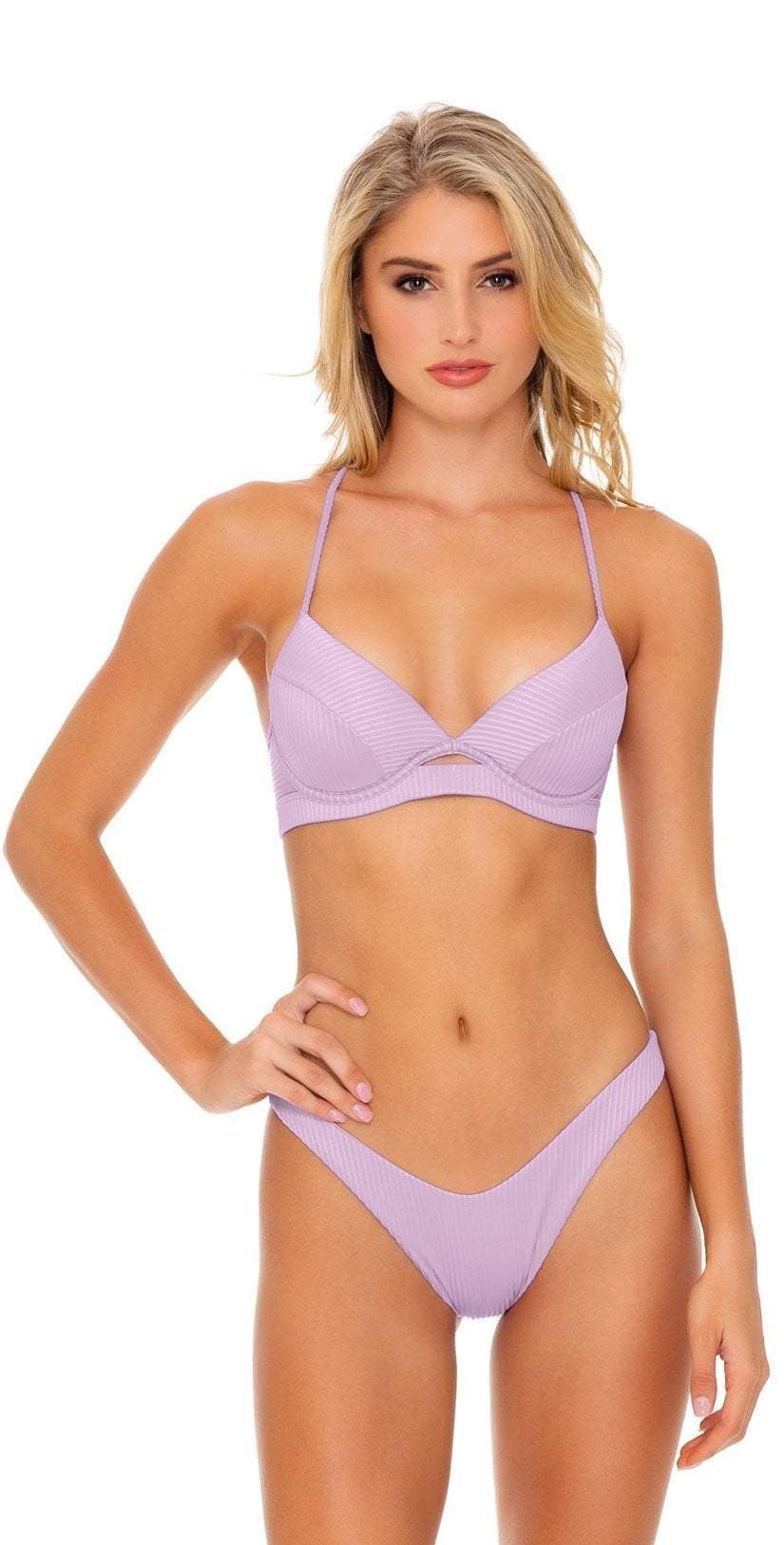 Luli Fama Orillas Del Mar High Leg Bottom In Unicorn