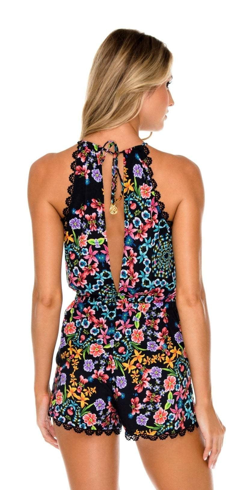  Luli Fama Noches De Sevilla Señorita Romper In Multi