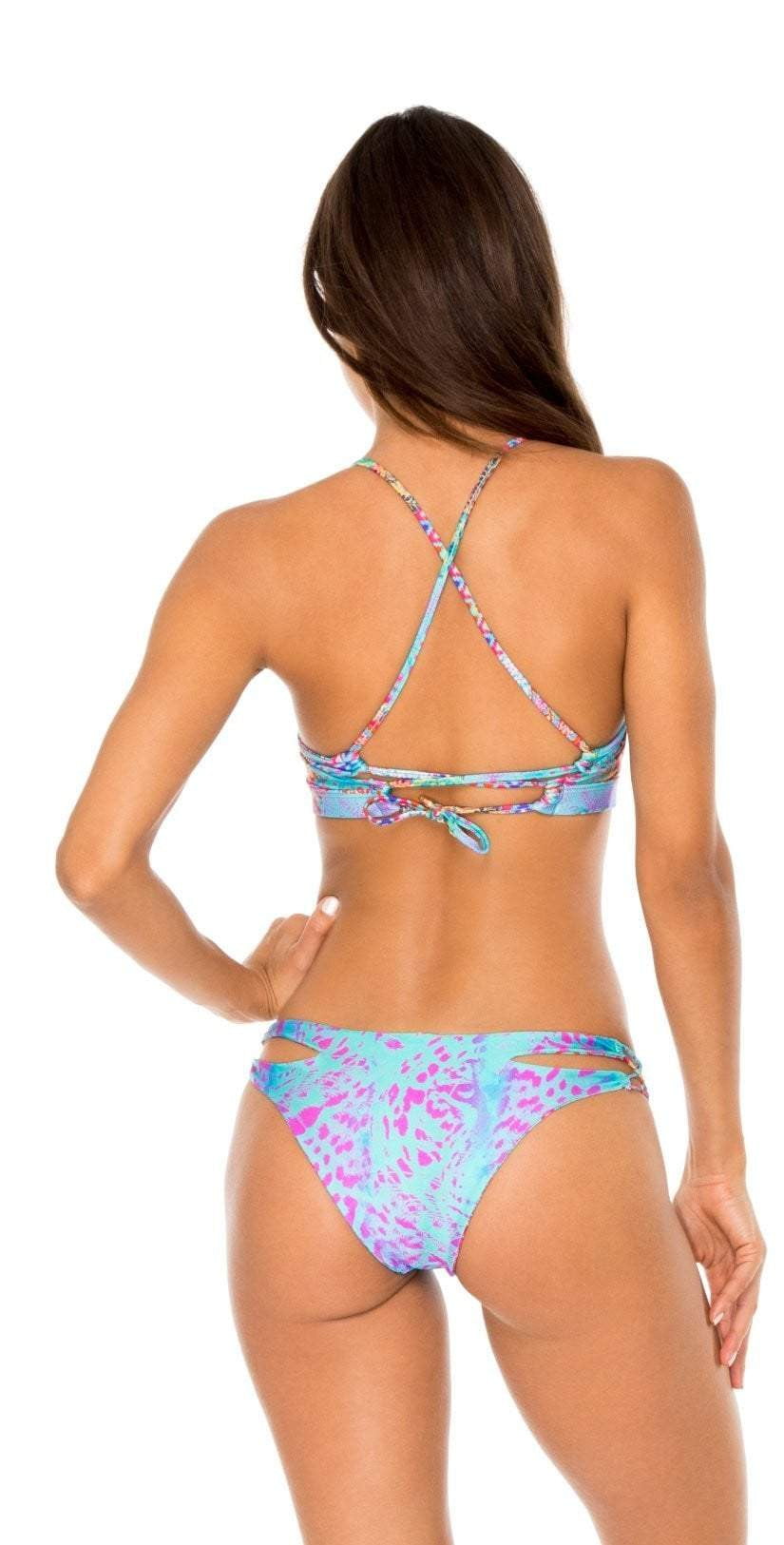  Luli Fama La Mezquita Peek A Boo Underwire Bikini Top