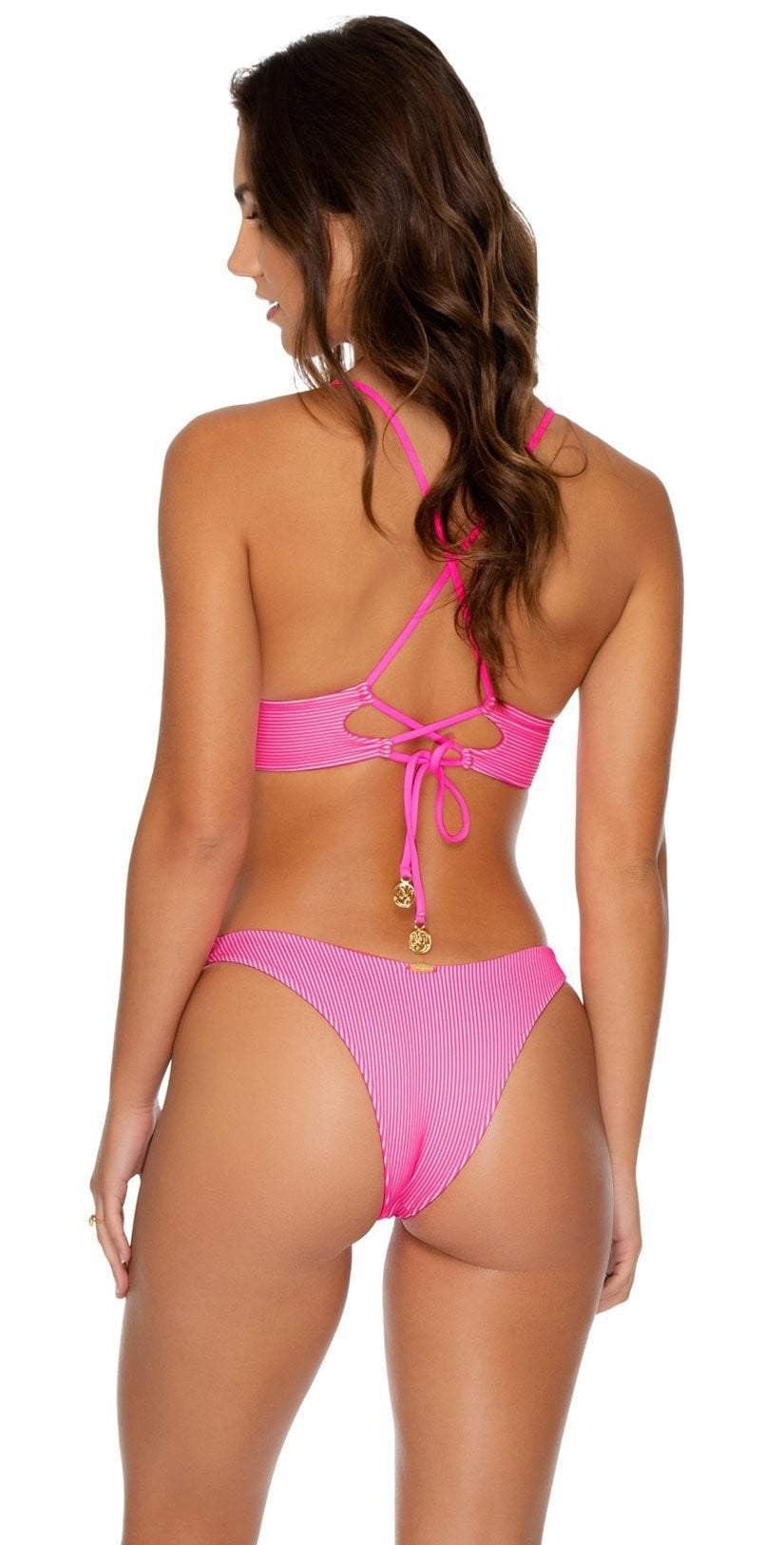  Luli Fama Luli Babe In Miami High Leg Bottom In Barbie Pink