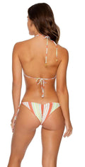  Luli Fama Playtime Ruched Back Brazilian Tie Side Bottom